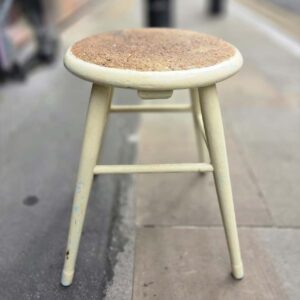 White_Small_Stool